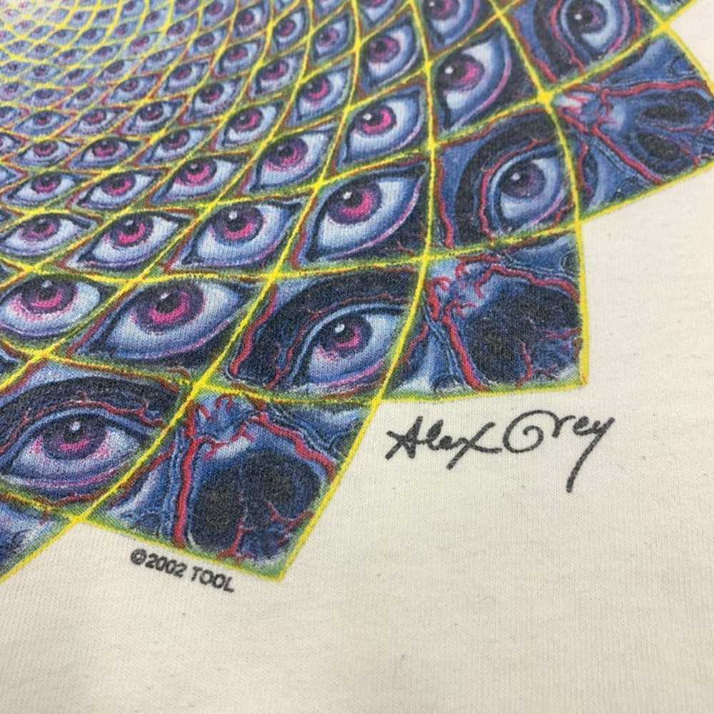 2002 Tool Alex Grey Psychedelic T-Shirt L - image 4