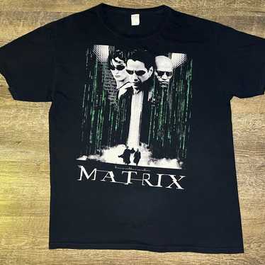 Vintage The Matrix Movie Promo Shirt size Large - image 1