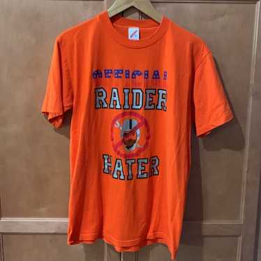 Single stitch vintage raider hater tee shirt size… - image 1