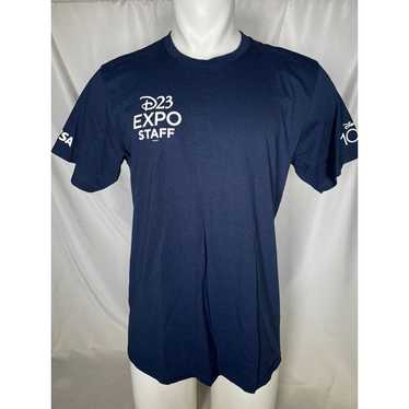 Disney D23 Expo Staff 2022 Blue T-Shirt 100 Years 