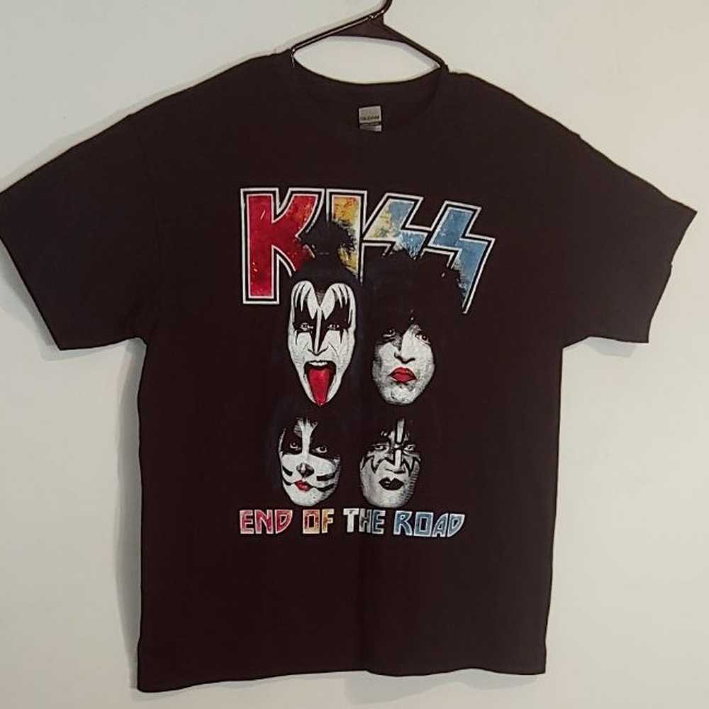 Shirt Rare Kiss concert tee Large Black - image 1
