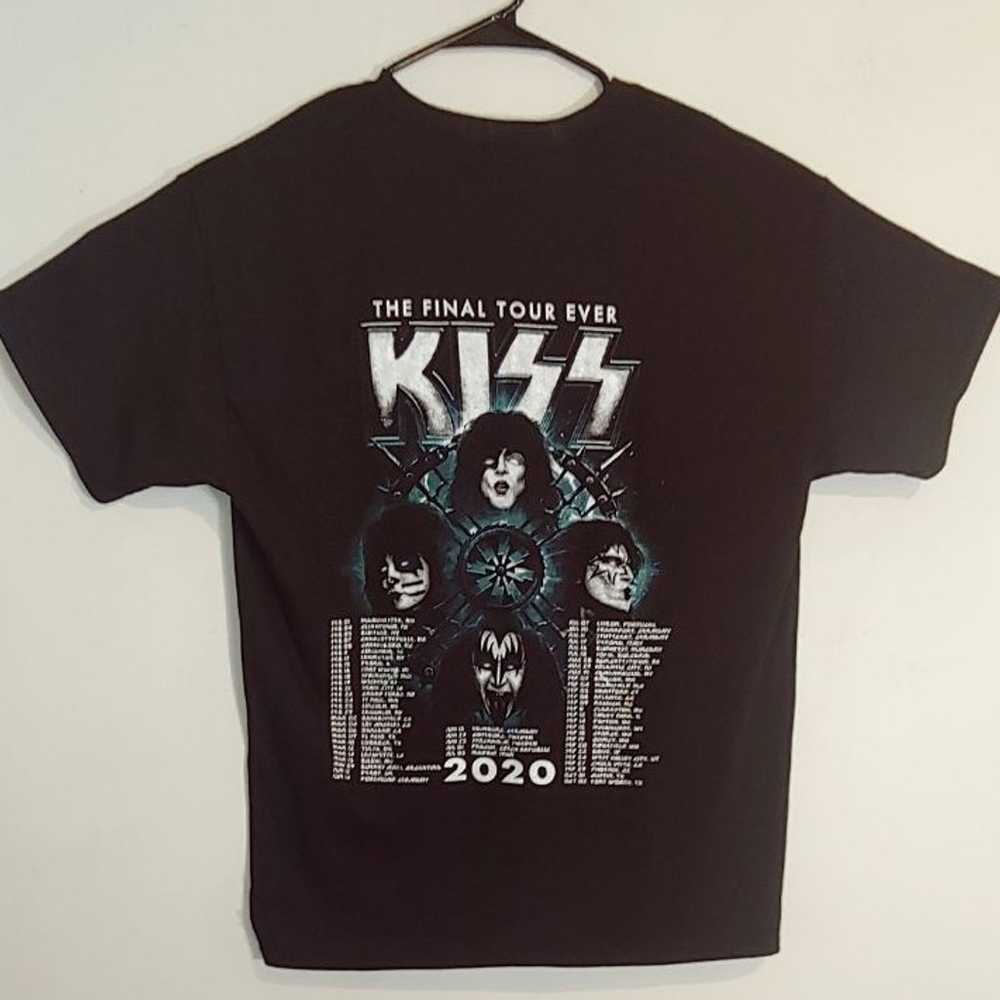 Shirt Rare Kiss concert tee Large Black - image 6