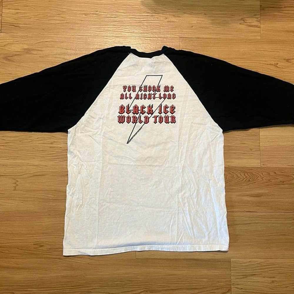 2009 ACDC Black Ice World Tour Half Sleeve Shirt - image 2