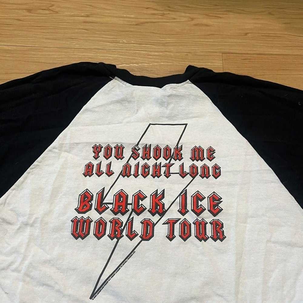 2009 ACDC Black Ice World Tour Half Sleeve Shirt - image 3
