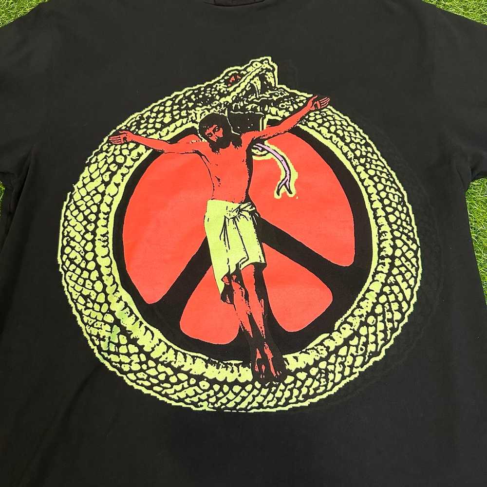 Half Evil 333 Jesus Snake Shirt - image 2