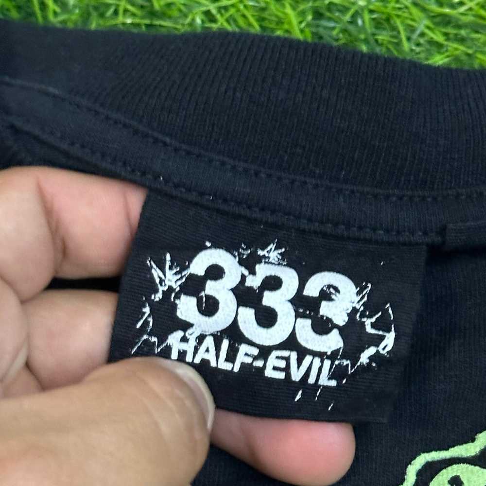 Half Evil 333 Jesus Snake Shirt - image 3