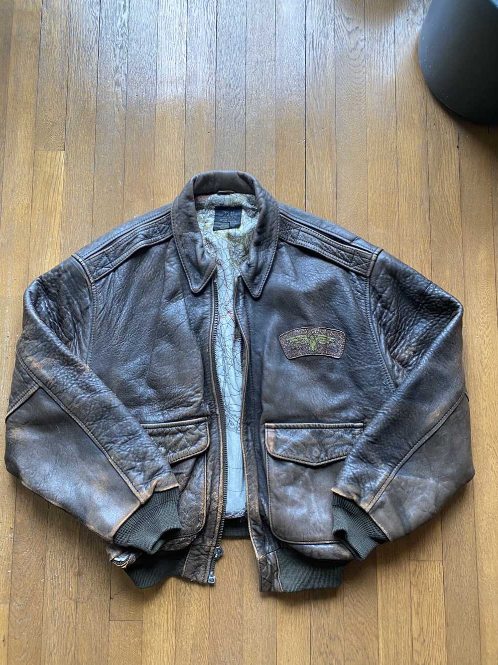 Avirex Avirex A2 Leather Jacket “Flying Tigers” - image 2