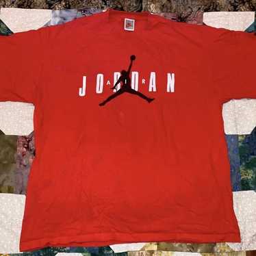 Vintage Air Jordan Nike Gray Tag T Shirt - image 1