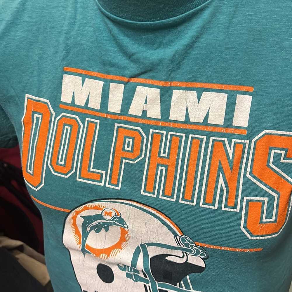 Miami Dolphins Football Vintage Retro Shirt - image 2