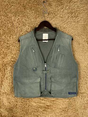 Vintage 1990s Fox Fire Cargo Vest / Vintage Denim / Streetwear / Vintage  Fall Outerwear / Fall Jacket / Hunting / Fishing 