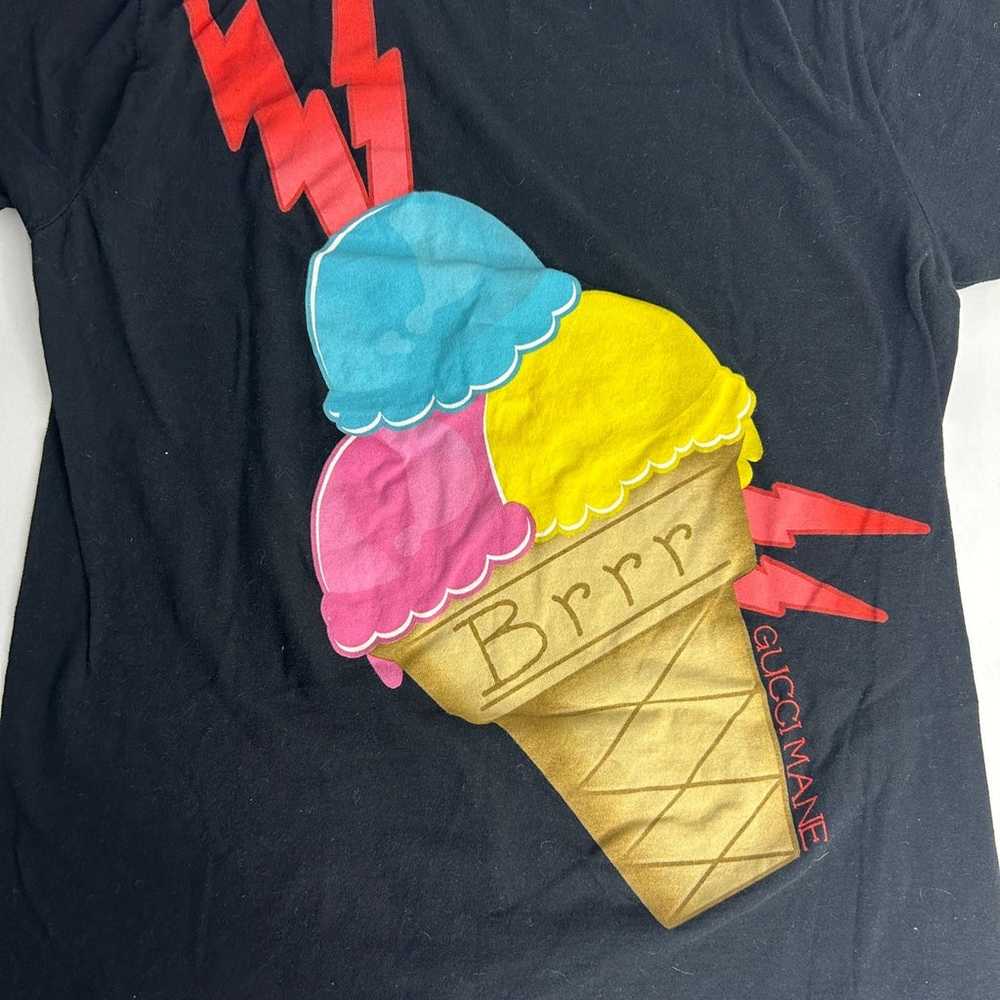 RARE Gucci Mane Brrr Ice cream graphic T shirt y2… - image 2