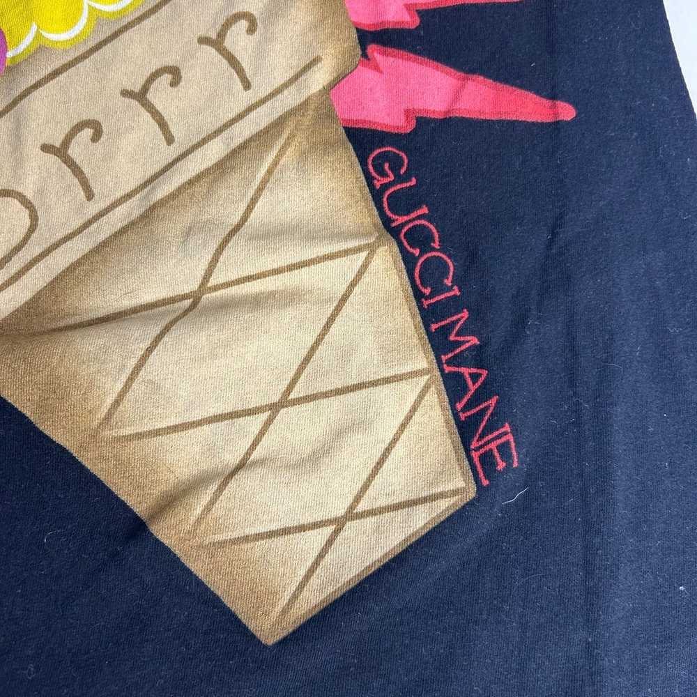 RARE Gucci Mane Brrr Ice cream graphic T shirt y2… - image 3