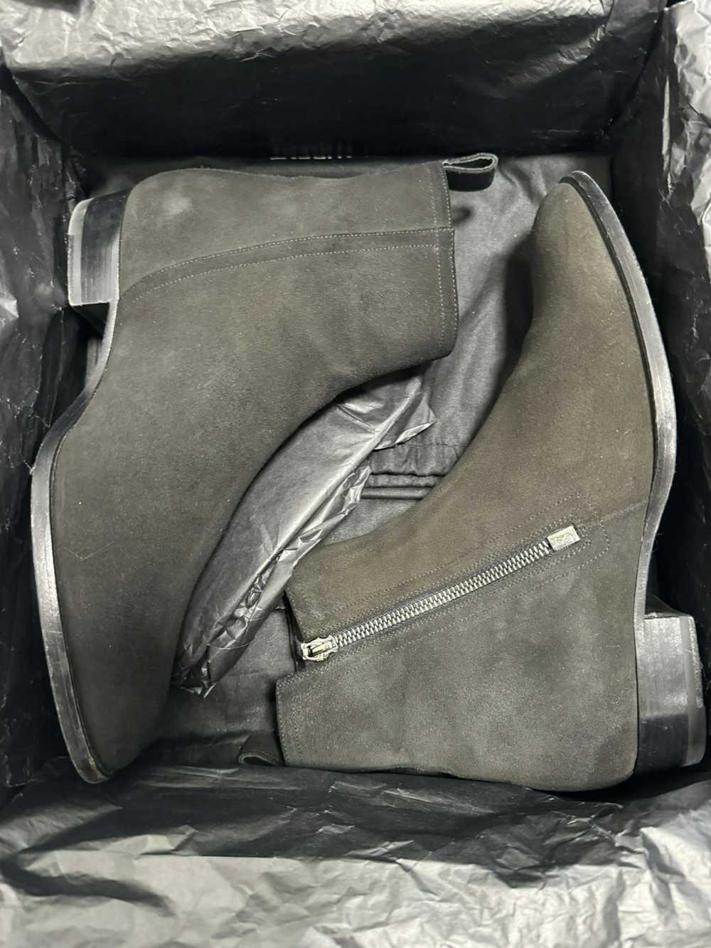 Saint Laurent Paris SLP Wyatt Black Zip Boots - image 2