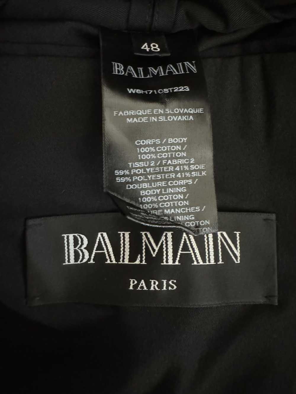 Balmain Balmain Dark Sapphire Velvet Tuxedo with … - image 4