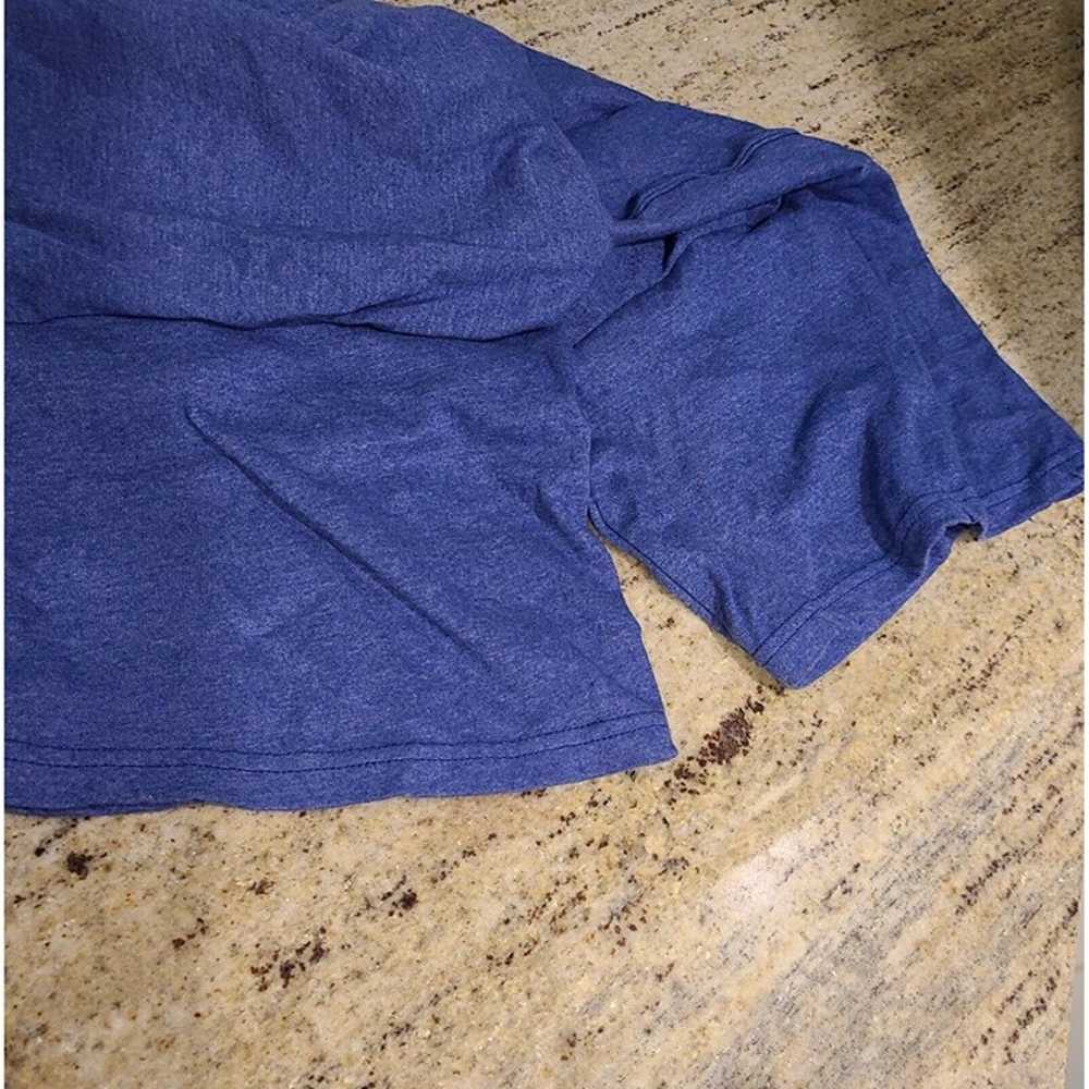 Nike Size XL Vintage y2k Blue T Shirt Embroidered… - image 10
