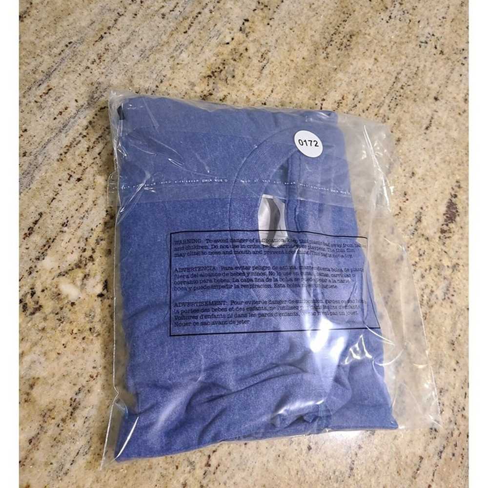 Nike Size XL Vintage y2k Blue T Shirt Embroidered… - image 12