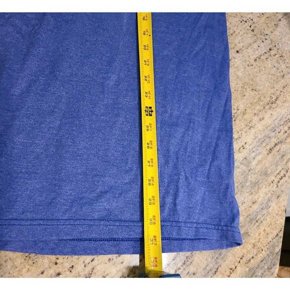 Nike Size XL Vintage y2k Blue T Shirt Embroidered… - image 3