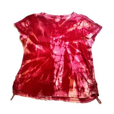 Carbon38 Women's Elastic Waist Drawstring Tie Dye Sweat Pant Size