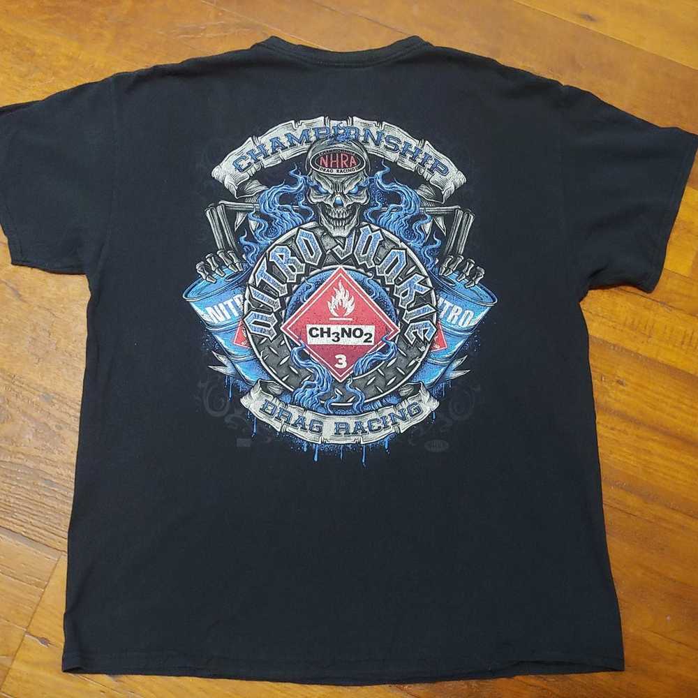 Men's Vintage NHRA Nitro Junkies T-shirt - image 3