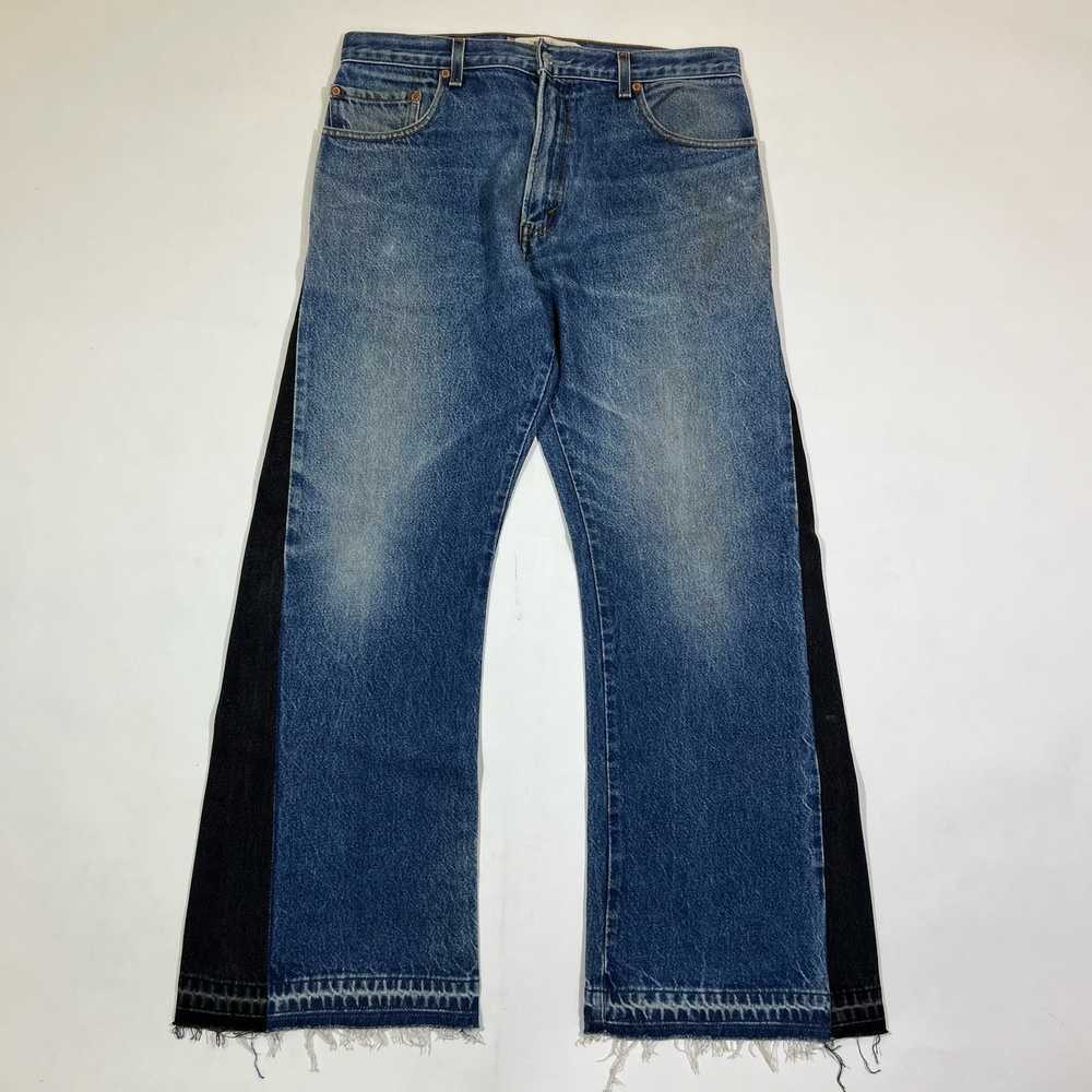 Levi's Vintage Levis flared jeans reworked custom… - image 2