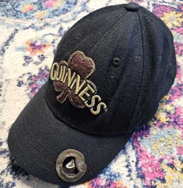 Designer Guinness Logo Black Baseball Cap Bottle O