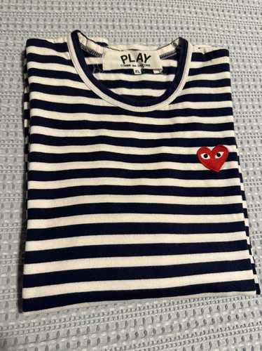 Comme Des Garcons Play CDG Play Striped Long Sleev