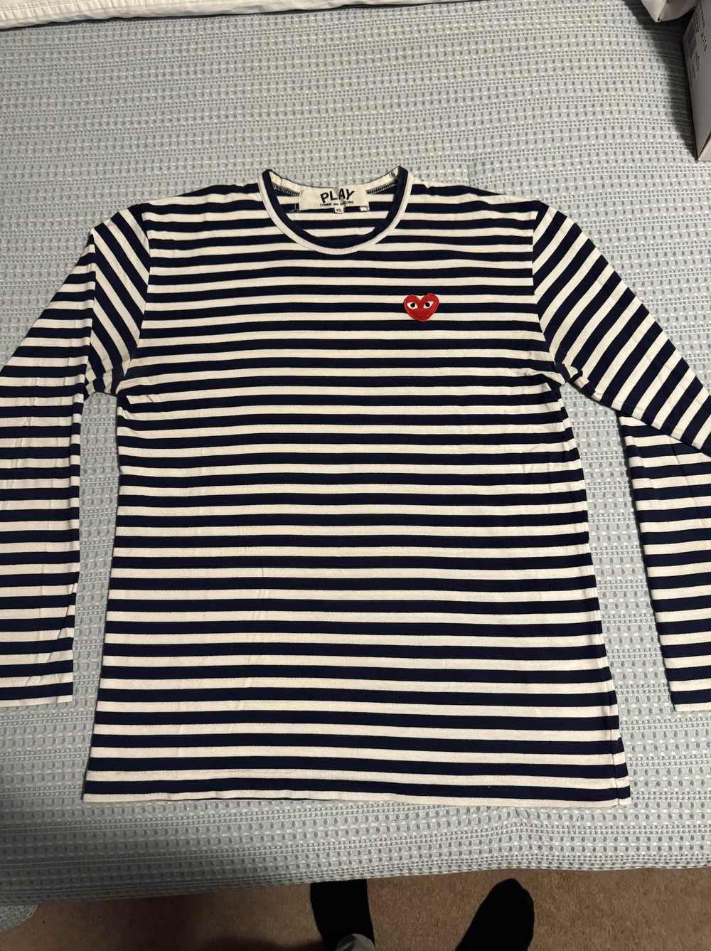 Comme Des Garcons Play CDG Play Striped Long Slee… - image 2