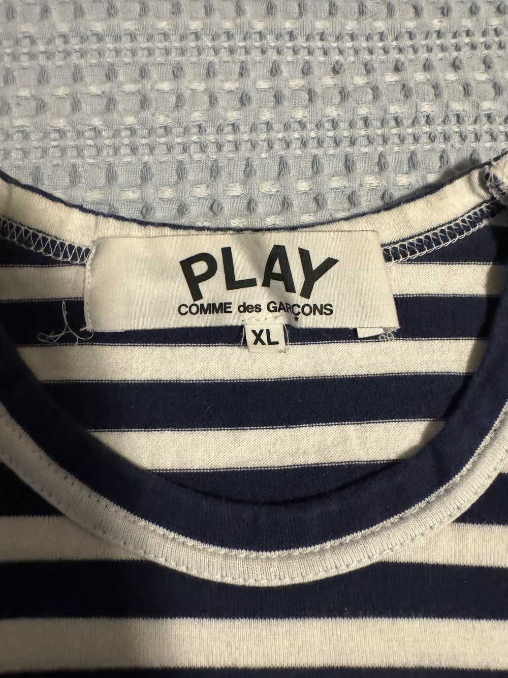 Comme Des Garcons Play CDG Play Striped Long Slee… - image 4