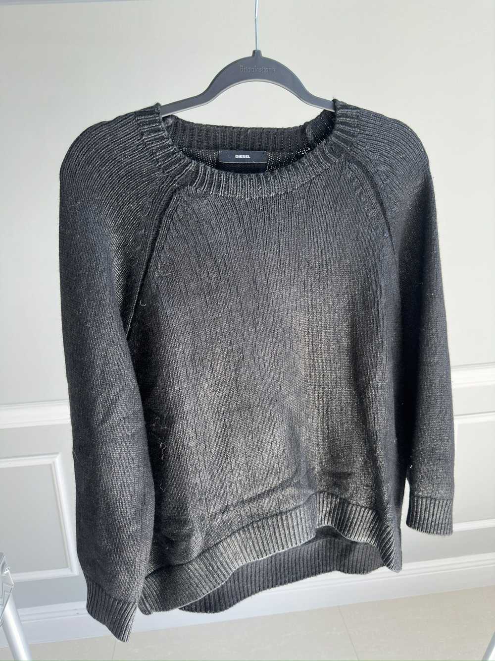 Diesel Diesel Black Metallic Sweater - image 1