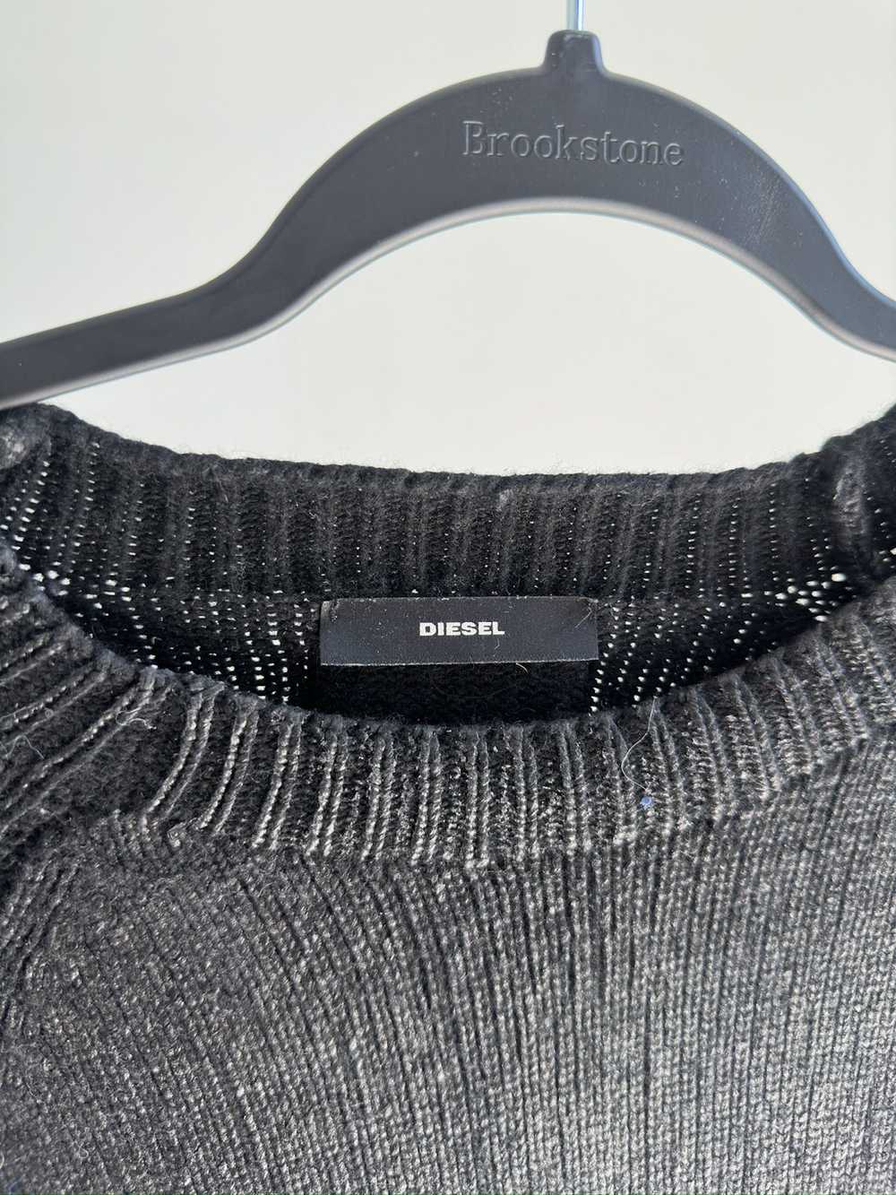 Diesel Diesel Black Metallic Sweater - image 2