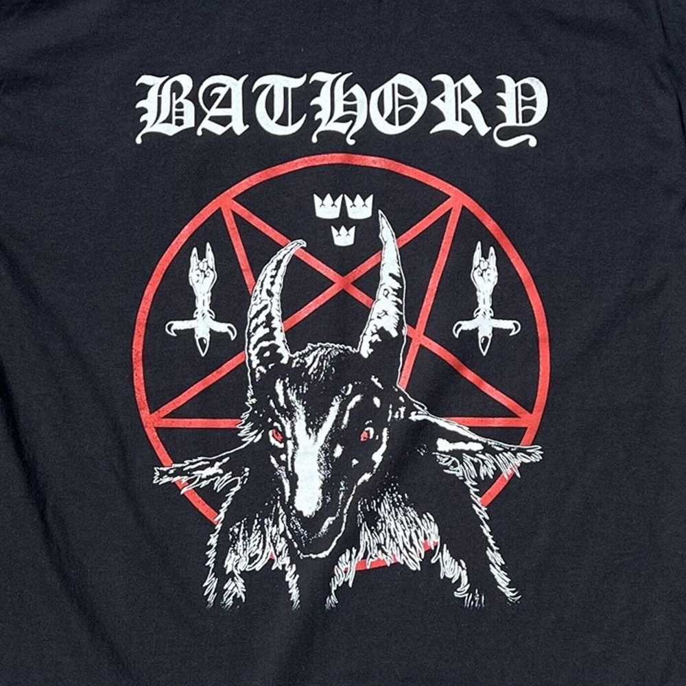 Bathory Black T Shirt Adult Mens Size XL Death Me… - image 1