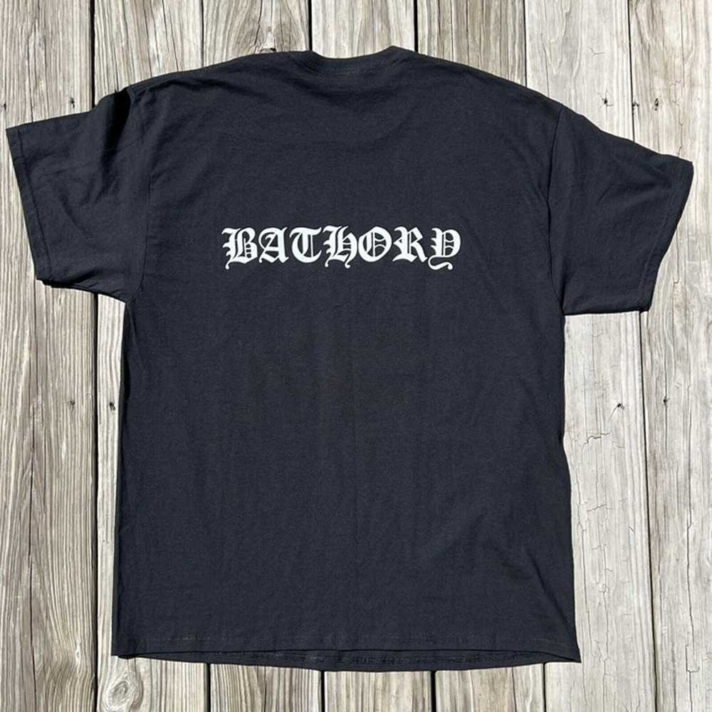 Bathory Black T Shirt Adult Mens Size XL Death Me… - image 3
