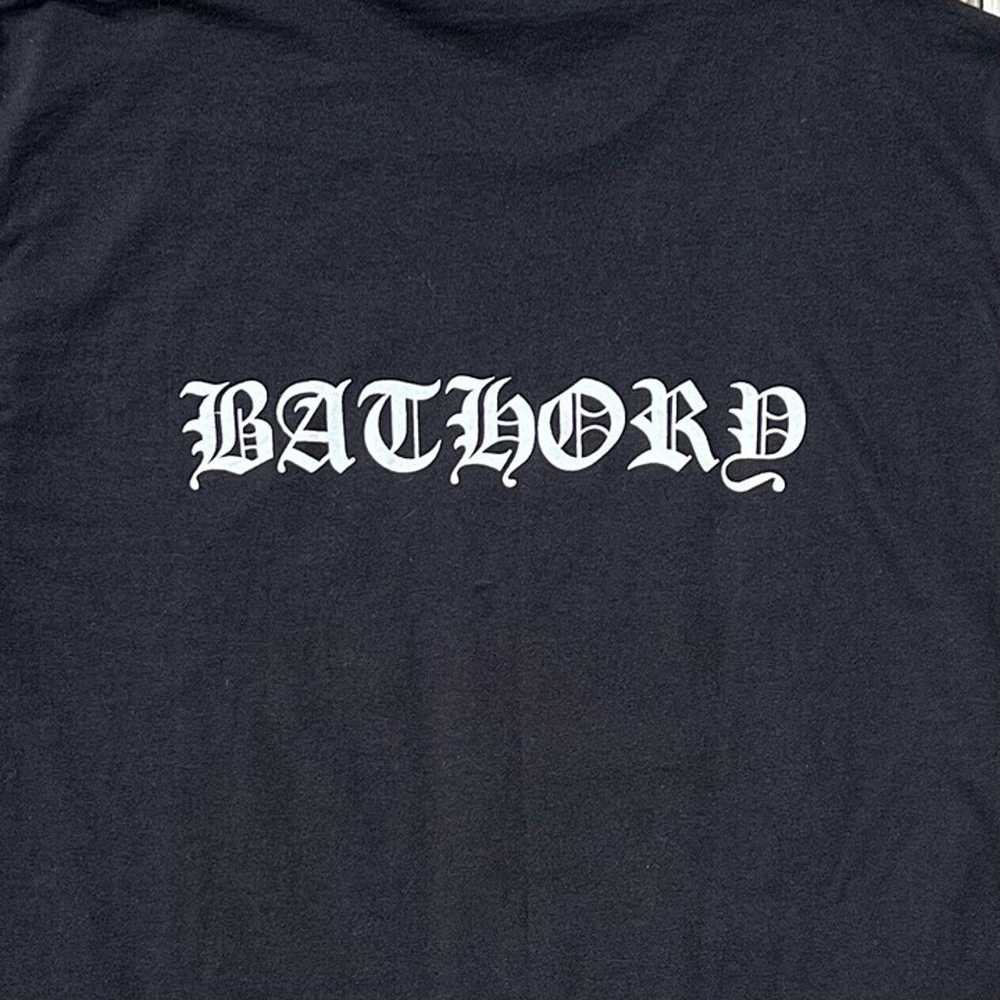 Bathory Black T Shirt Adult Mens Size XL Death Me… - image 4