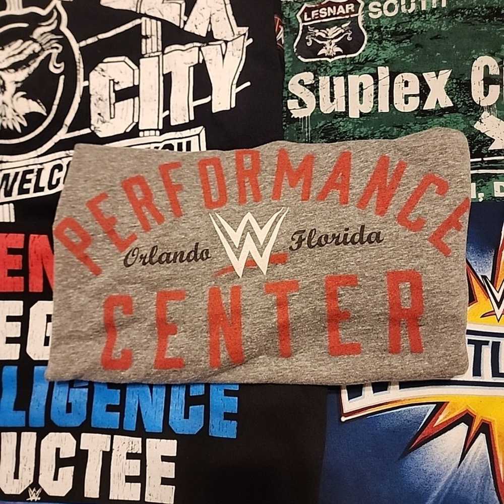 WWE Shirt Brock Lesnar Kurt Angle Performance Cen… - image 2