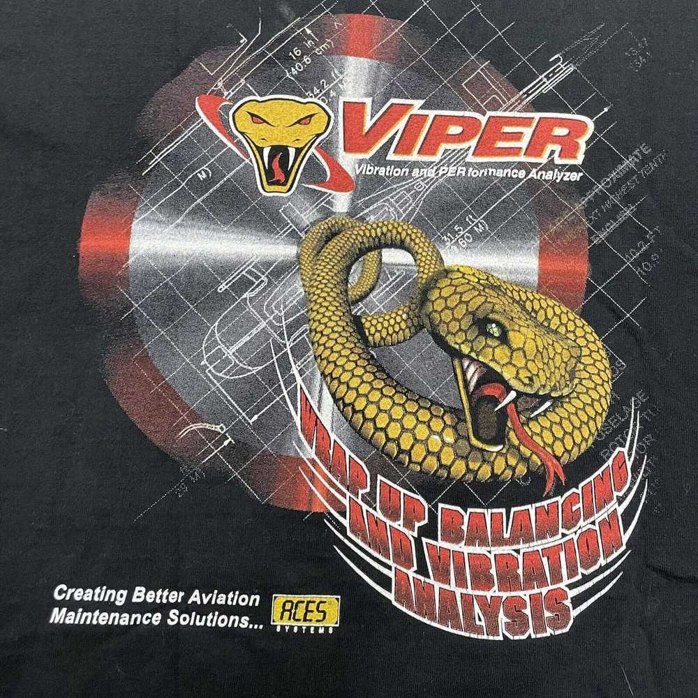 Vintage 90s Shirt Mens XL Viper Vibration & Perfo… - image 3