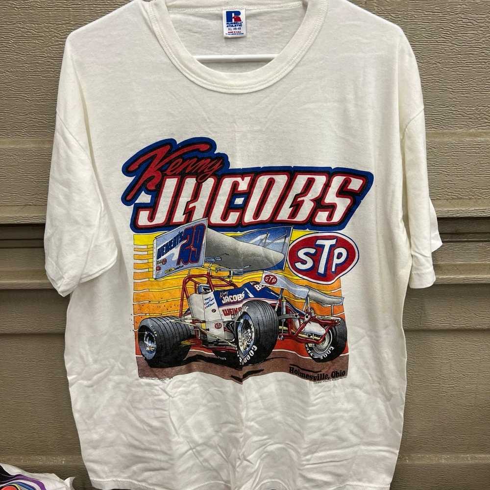 Vintage 1989 Kenny Jacob’s Sprint Car Shirt - image 2