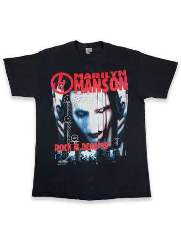 Band Tees × Vintage 1999 Vintage Marilyn Manson R… - image 1