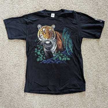 Vintage Tiger Leopard Rain Forest Cafe T Shirt XL Awesome Wild