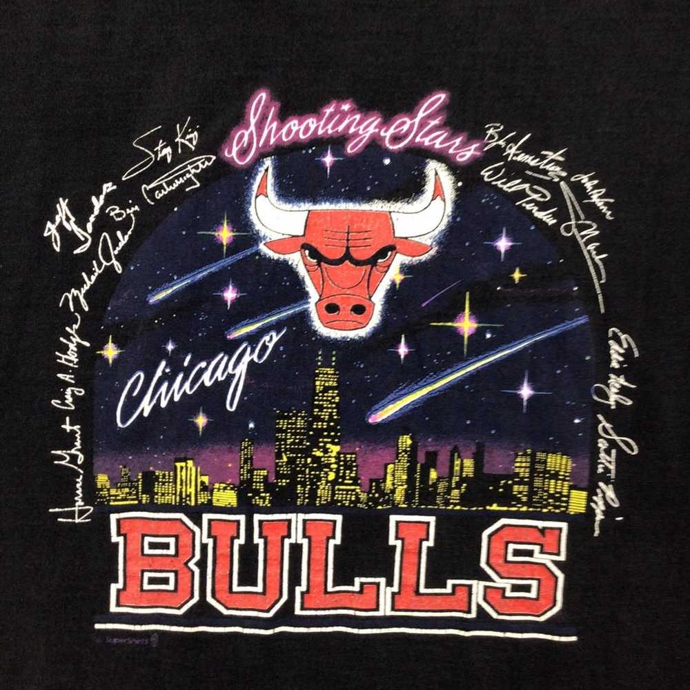 Vintage Chicago Bulls NBA single stitch - image 2