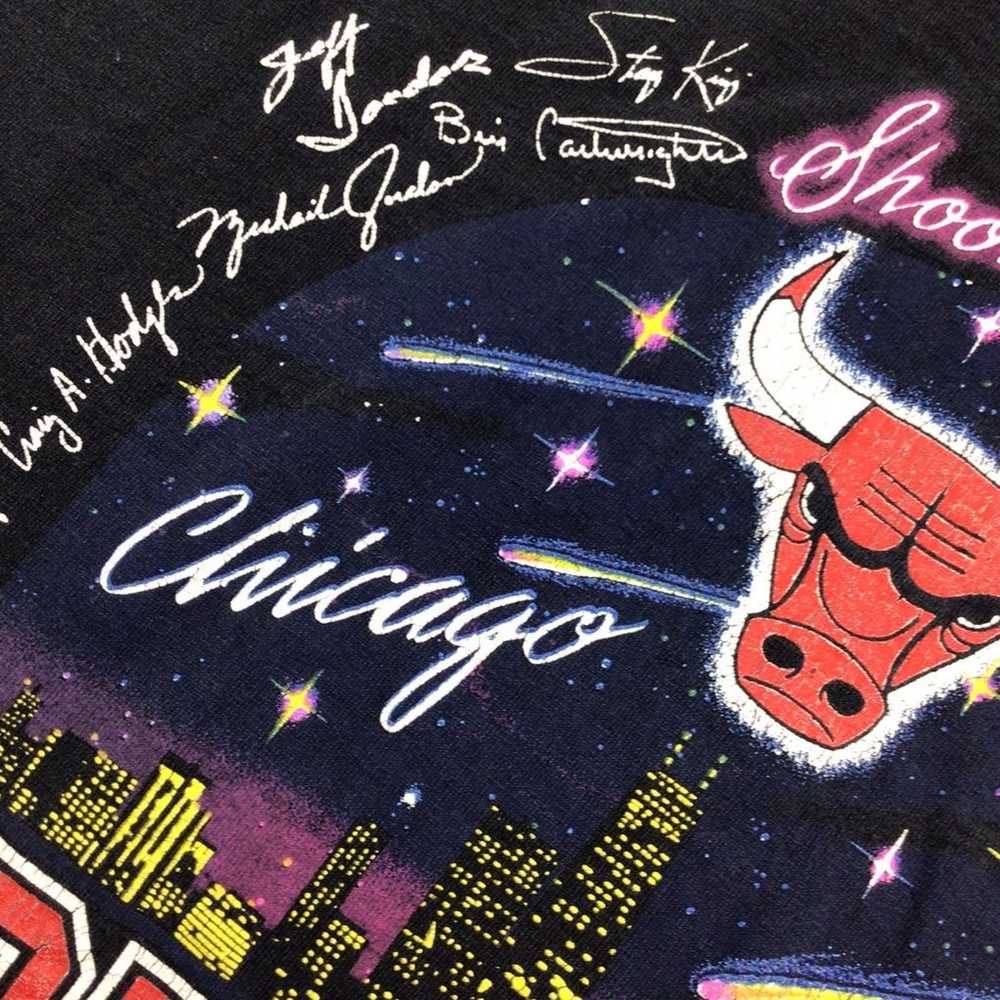 Vintage Chicago Bulls NBA single stitch - image 3