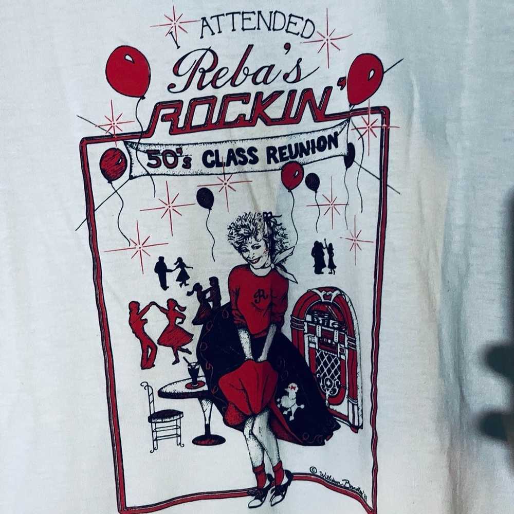 Reba McEntire Shirt Vintage 1989 Reba’s Rockin’ 5… - image 2