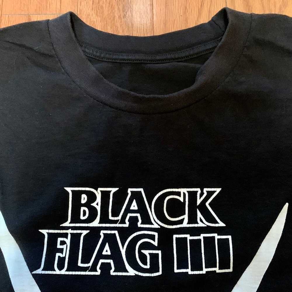 Vintage Men’s XL Black Flag EVERYTHING WENT BLACK… - image 3