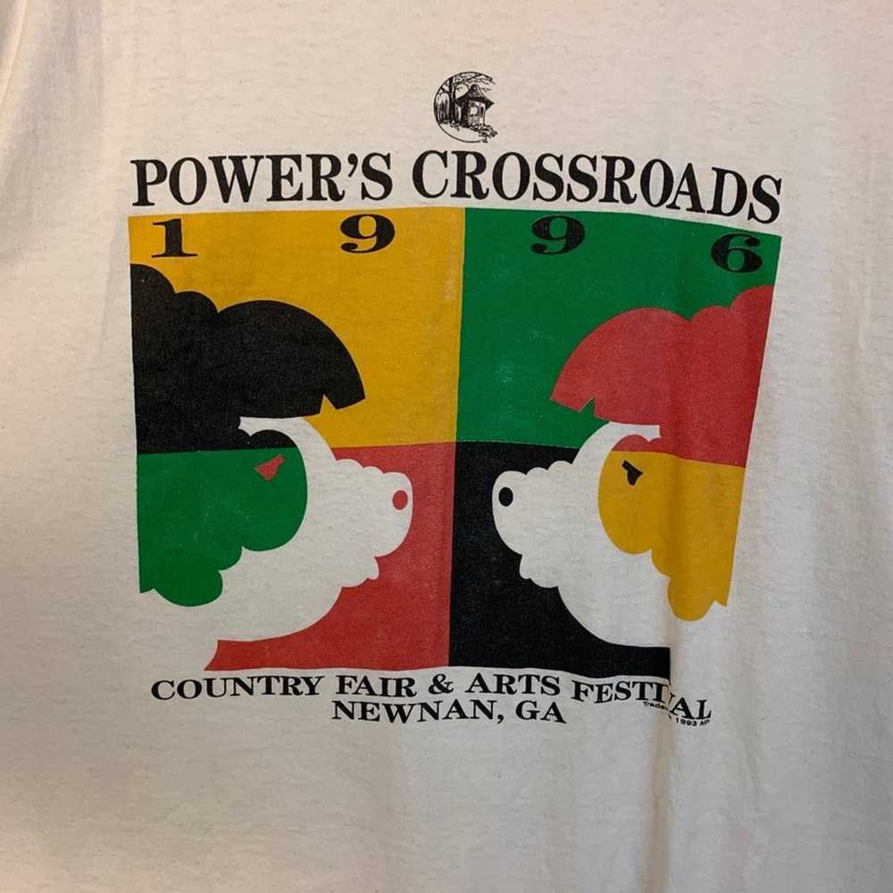 Vintage 90's Power's Crossroads Festival T-shirt - image 2