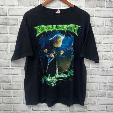 Megadeth Tour 2009 Black Graphic T-Shirt Mens Siz… - image 1