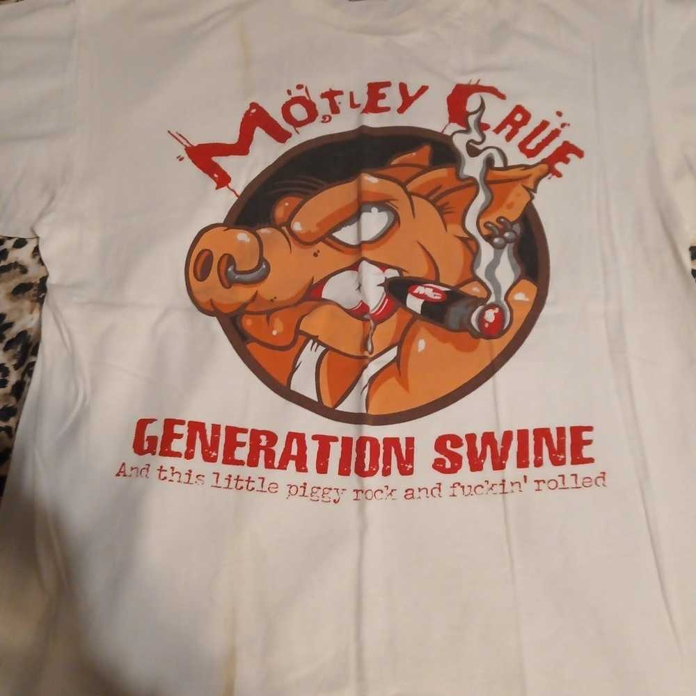 T-Shirt motley Crue world tour. Official - image 1