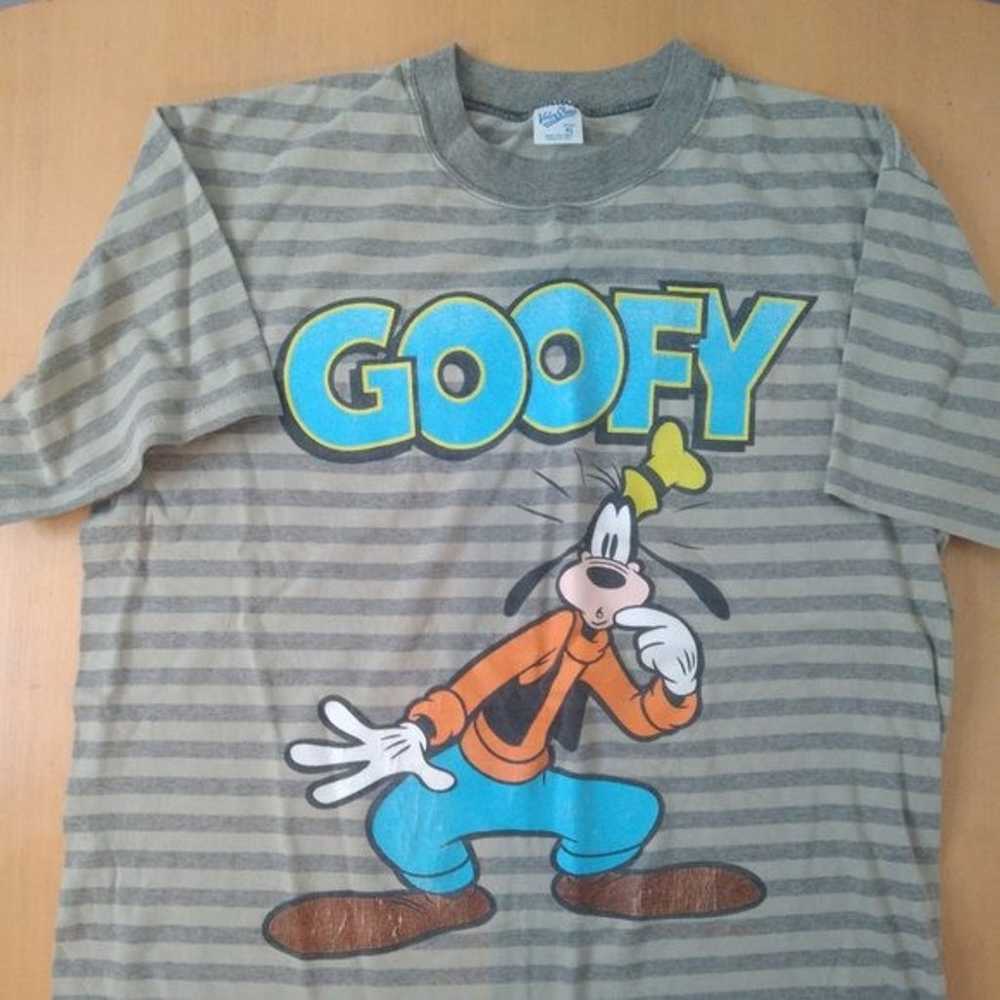 Vintage Disney Goofy Striped T-Shirt - image 2