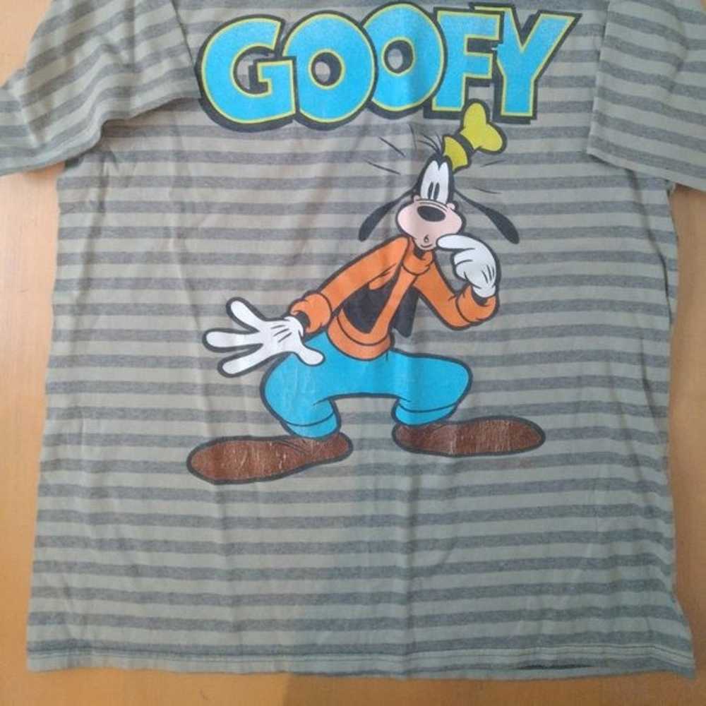 Vintage Disney Goofy Striped T-Shirt - image 3
