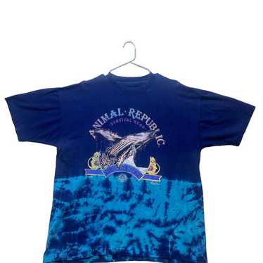 Blue single stitch shirt - image 1