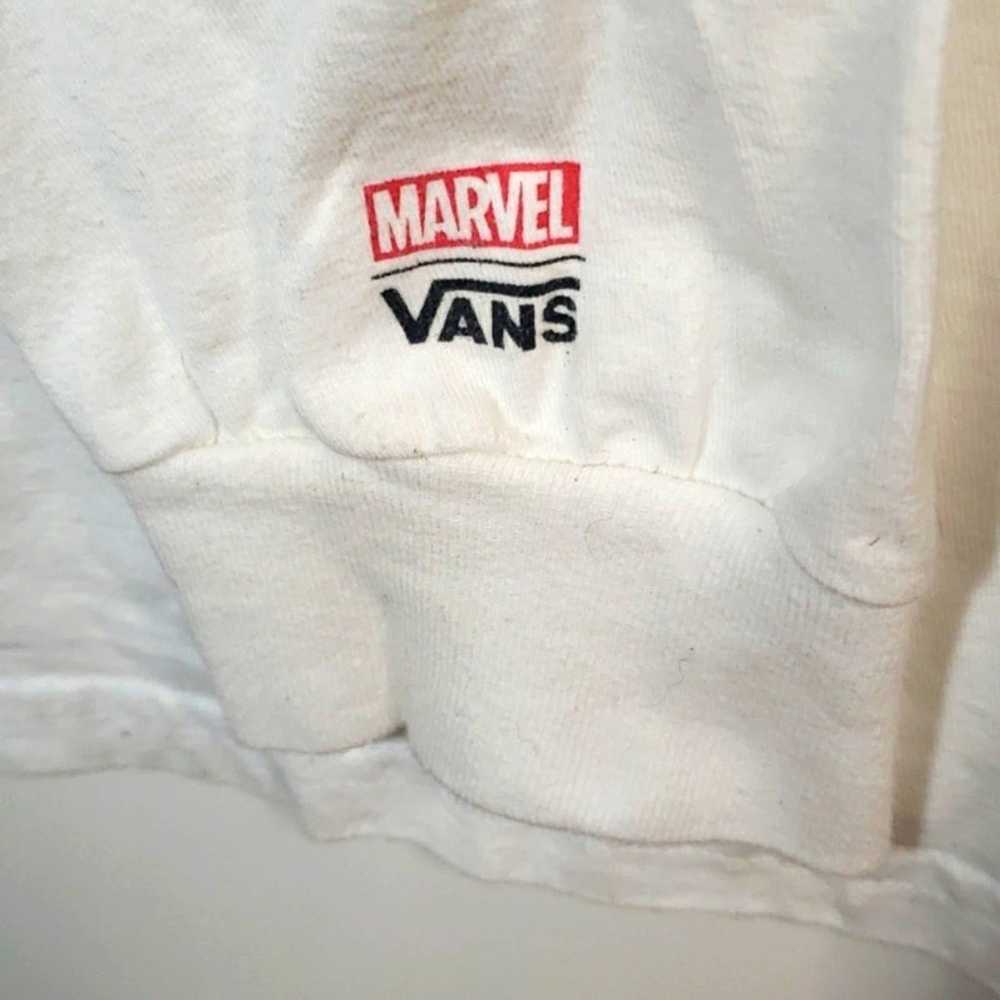 Marvel × Vans XL White Long Sleeve Tee Shirt w/Ma… - image 3