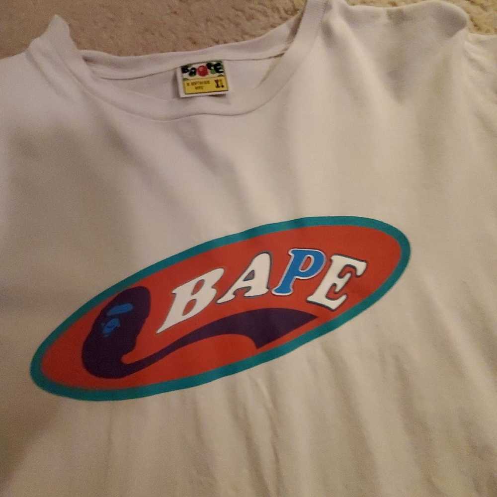 A Bathing Ape tee white szXL pre-owned - image 2
